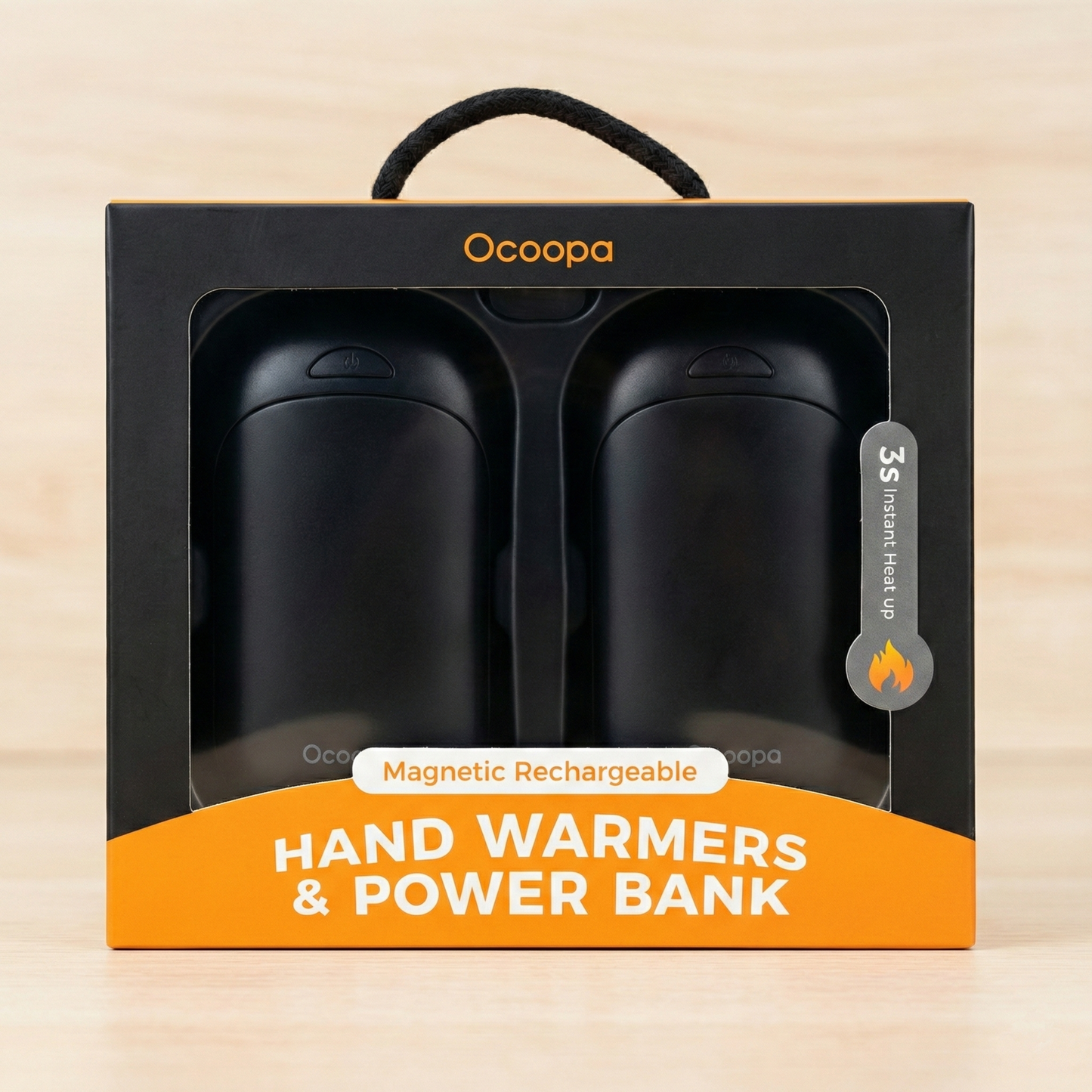 Ocoopa UT3 Pro - Elektrisk Handvärmare & Powerbank, 10 000 mAh